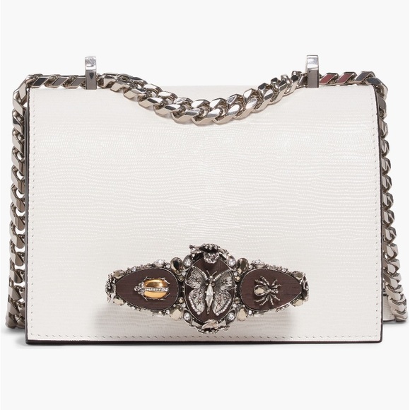 Alexander McQueen Handbags - Alexander McQueen💥RARE💥Small Butterfly Knuckle Leather Shoulder Bag